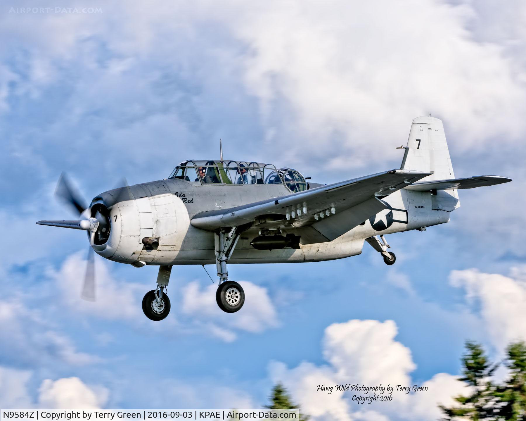 N9584Z, 1945 Grumman TBM-3E Avenger C/N 85882, 2016 Vintage Aircraft Weekend