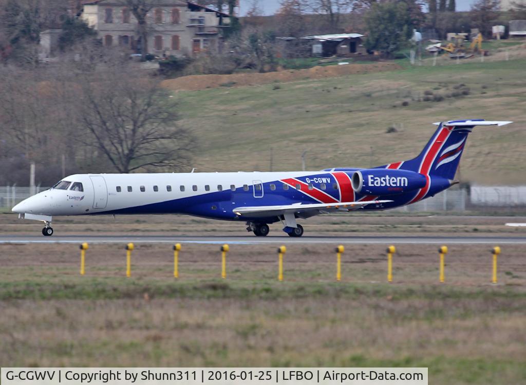 G-CGWV, 2000 Embraer ERJ-145MP (EMB-145MP) C/N 145362, Landing rwy 14R
