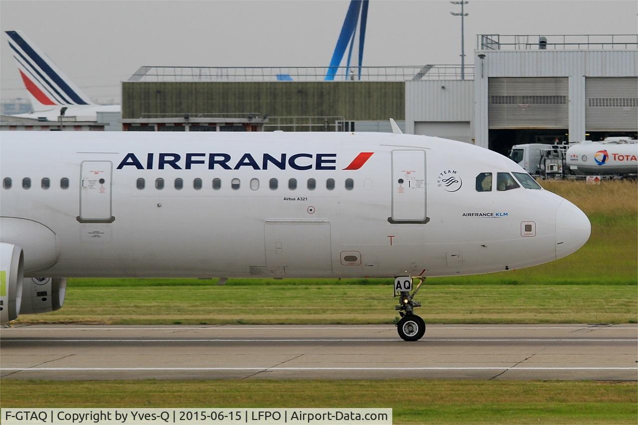 F-GTAQ, 2008 Airbus A321-211 C/N 3399, Airbus A321-211, Take off run rwy 08, Paris-Orly airport (LFPO-ORY)