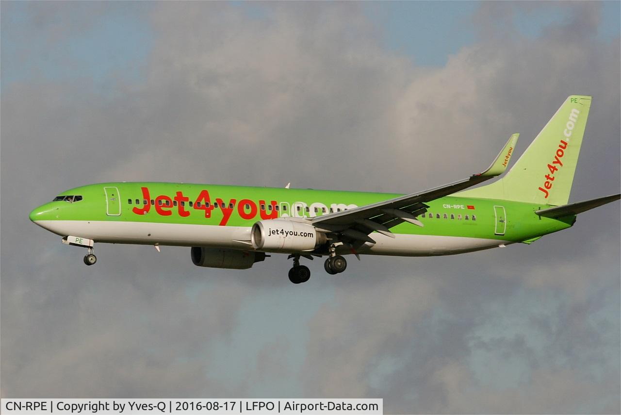 CN-RPE, 1999 Boeing 737-8K5 C/N 27990, Boing 737-8K5, On final rwy 26, Paris Orly Airport (LFPO-ORY)