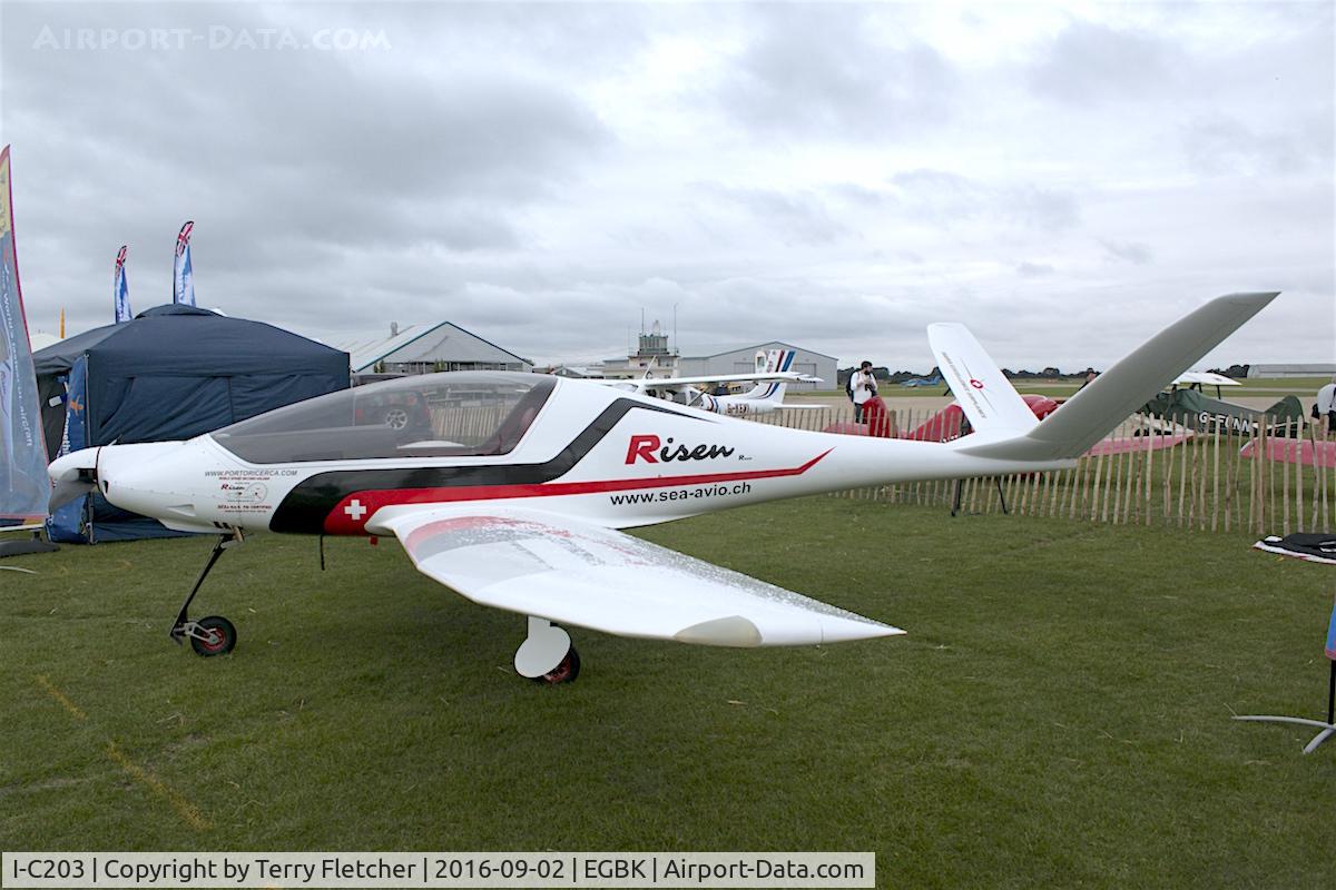 I-C203, 2015 Sea-Avio Risen Race C/N unknown, At 2016 LAA Rally at Sywell , UK