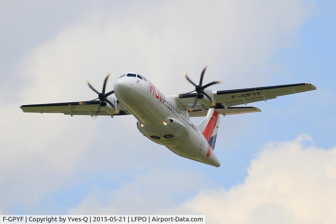 F-GPYF, 1995 ATR 42-500 C/N 495, ATR 42-500, Take off rwy 24, Paris-Orly Airport (LFPO-ORY)