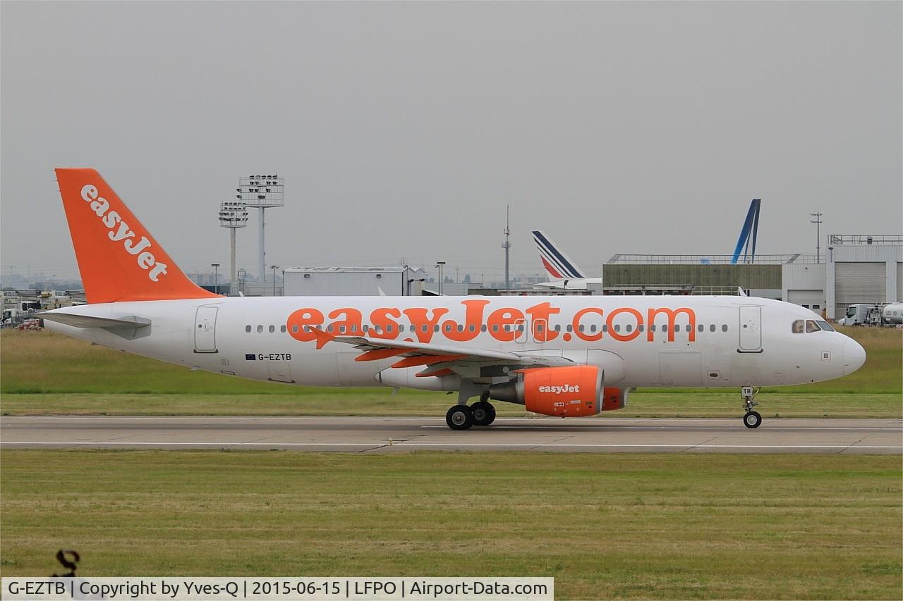 G-EZTB, 2009 Airbus A320-214 C/N 3843, Airbus A320-214, Take off run rwy 08, Paris-Orly airport (LFPO-ORY)