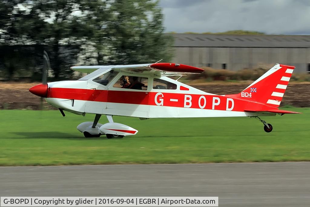 G-BOPD, 1974 Bede BD-4 C/N 632, Nice to see this one again