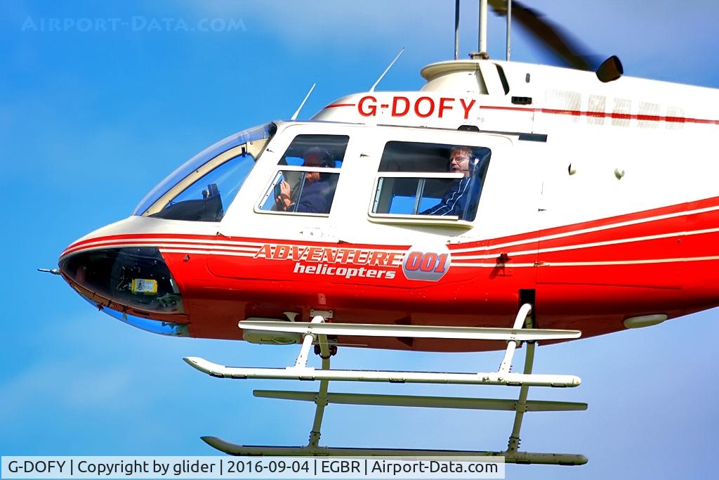 G-DOFY, 1983 Bell 206B JetRanger III C/N 3637, Pleasure flights on the day