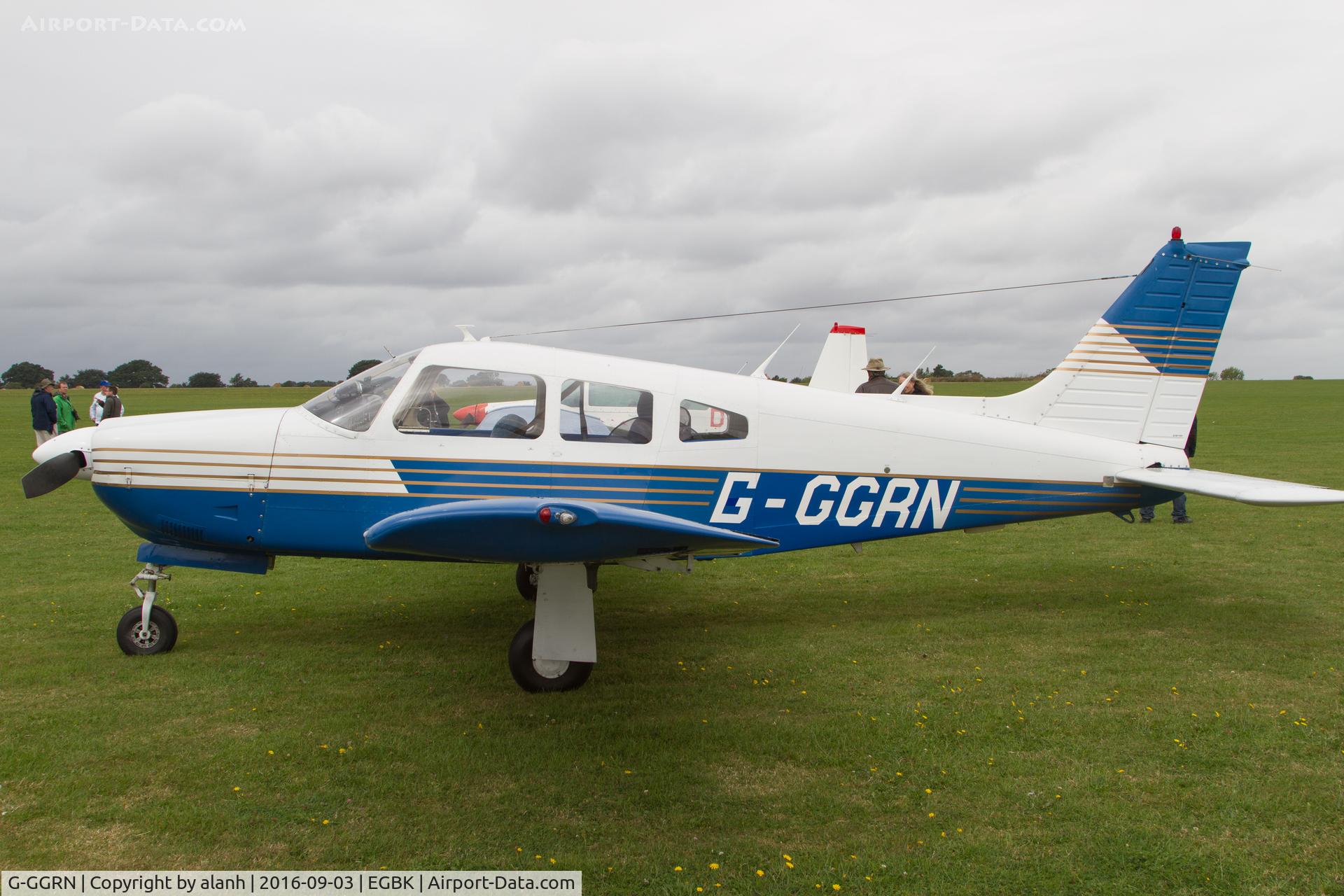 G-GGRN, 1978 Piper PA-28R-201 Cherokee Arrow III C/N 28R-7837283, At the 2016 LAA Rally
