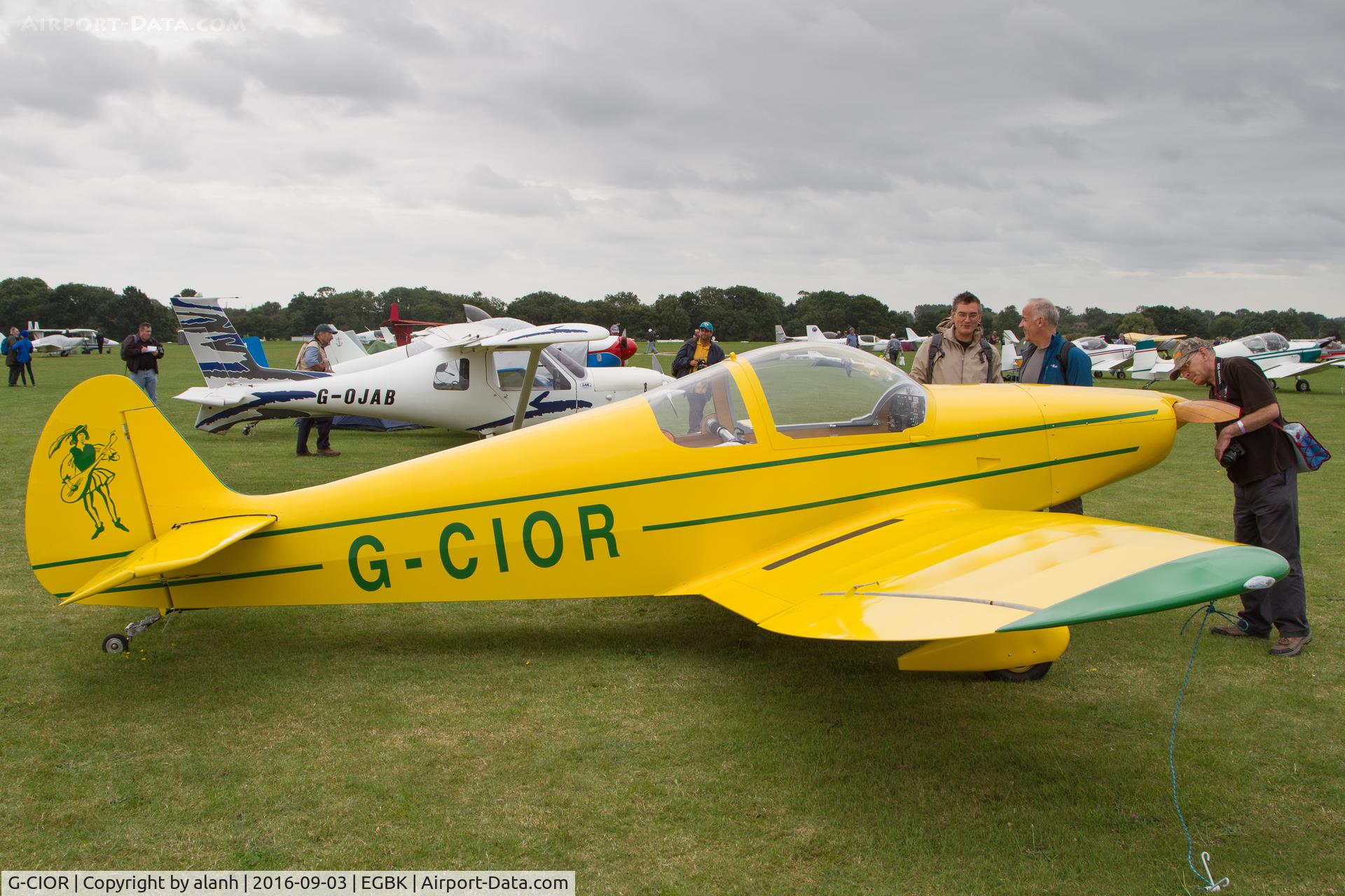 G-CIOR, 2015 Nicollier HN-700 Menestrel II C/N LAA 217-15169, At the 2016 LAA Rally