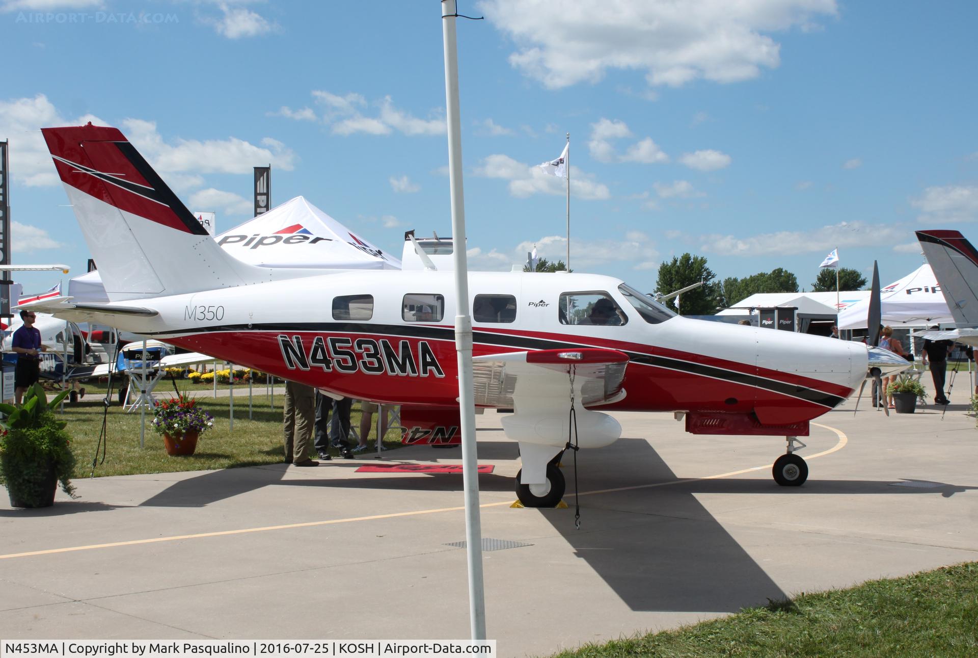N453MA, 2016 Piper PA-46-350P Malibu Mirage Malibu Mirage C/N 4636687, Piper PA 46-350P