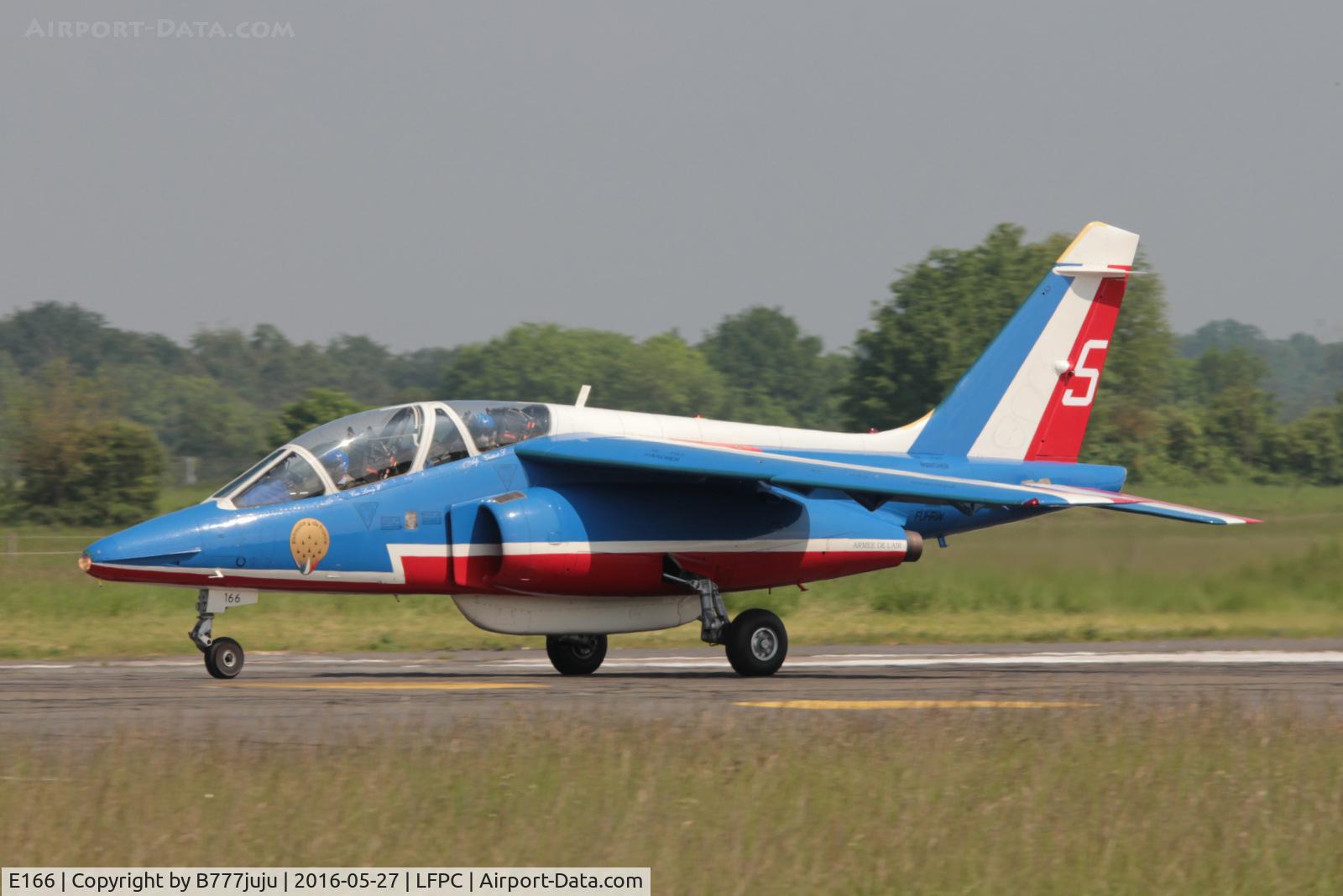 E166, Dassault-Dornier Alpha Jet E C/N E166, at Creil