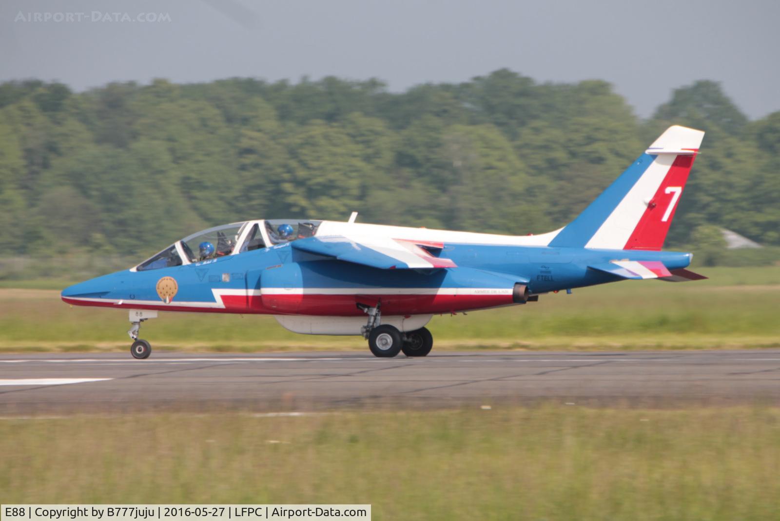 E88, Dassault-Dornier Alpha Jet E C/N E88, at Creil