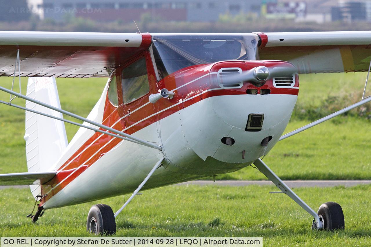 OO-REL, 1948 Cessna 140 C/N 9067, Fly In 2014.