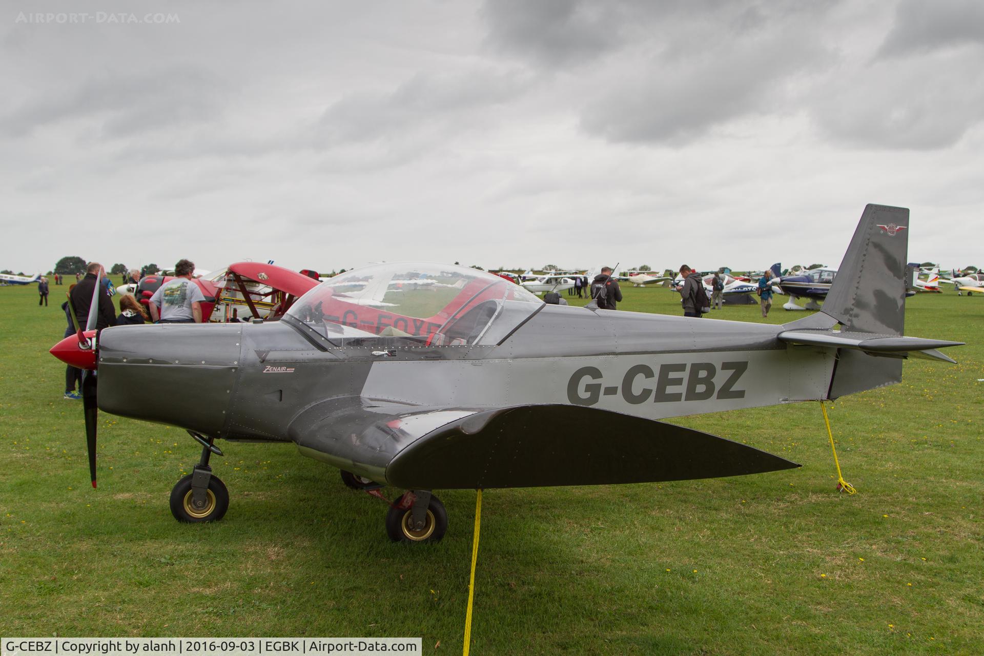 G-CEBZ, 2006 Zenair CH-601UL Zodiac C/N PFA 162A-13942, At the 2016 LAA Rally