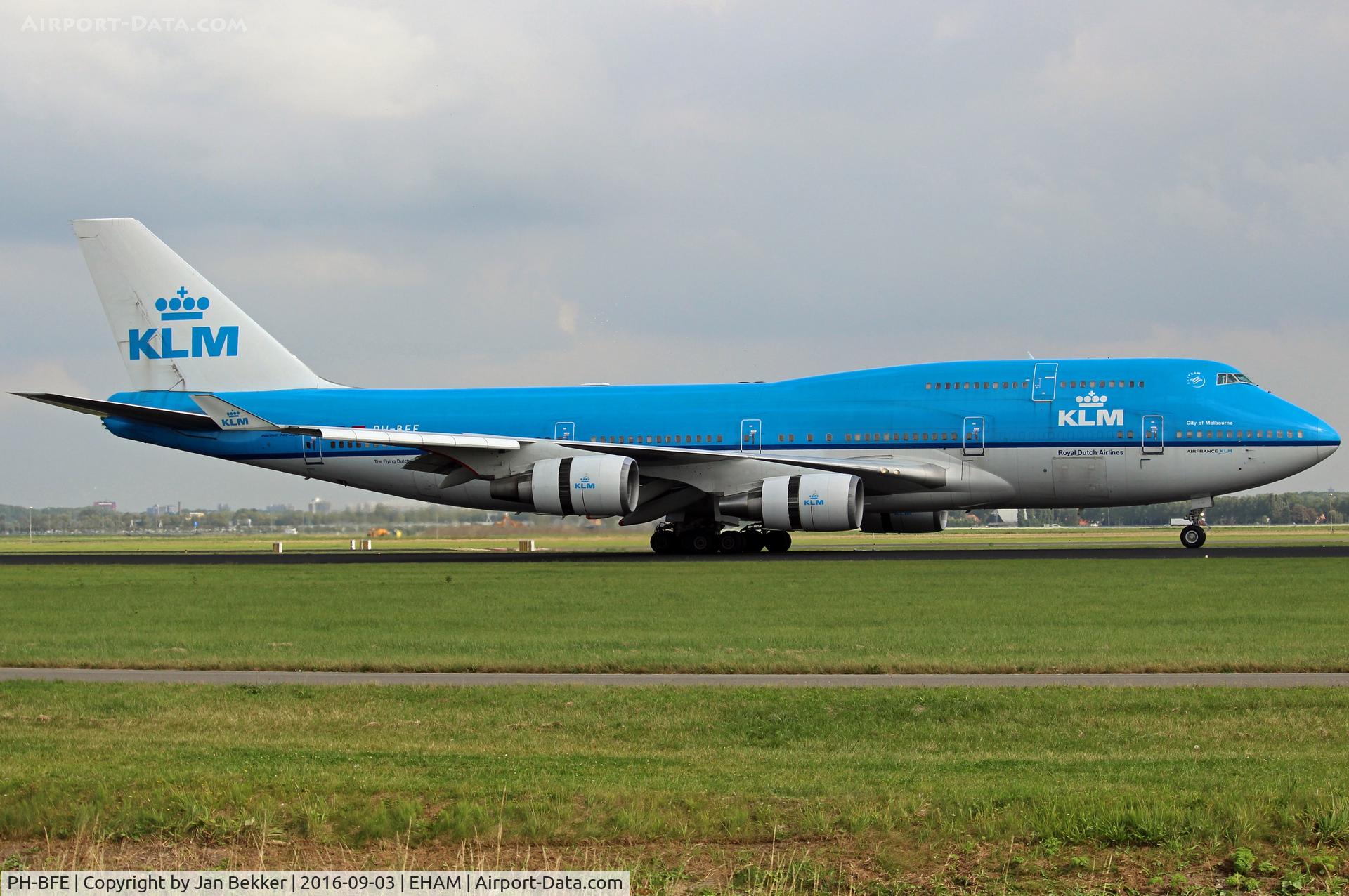 PH-BFE, 1990 Boeing 747-406BC C/N 24201, Schiphol Amsterdam Polderbaan