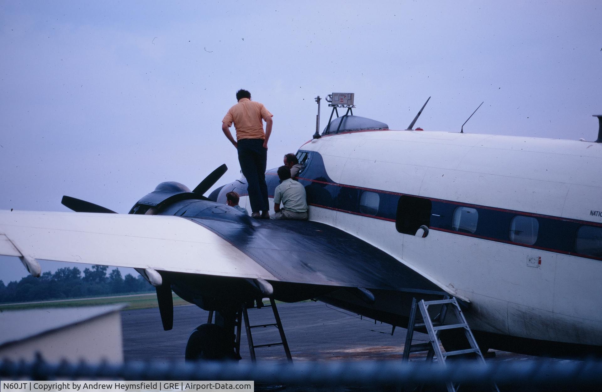 N60JT, 1943 Lockheed C-60A Lodestar C/N 2478, This is the plane I did my PhD thesis with