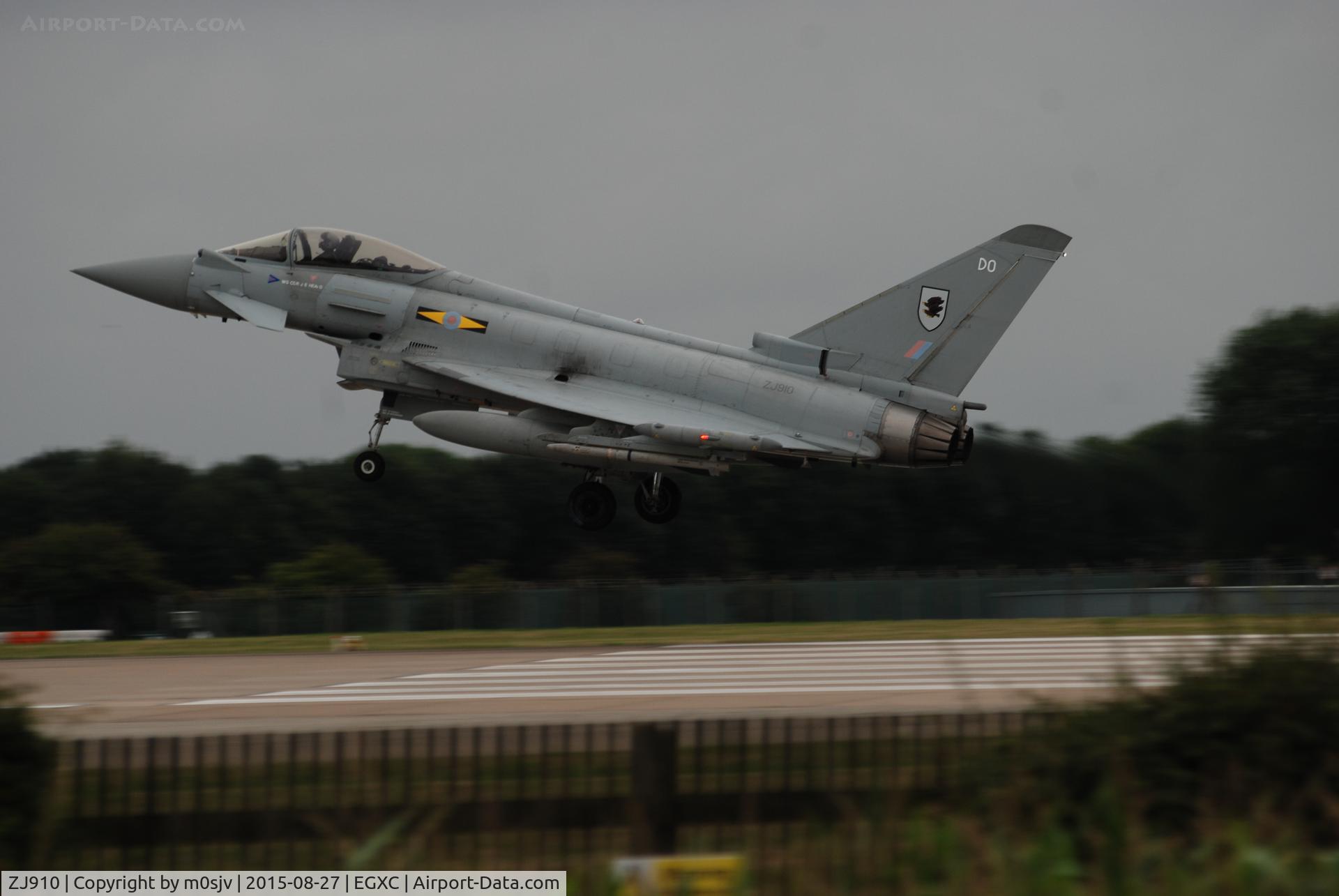 ZJ910, 2007 Eurofighter EF-2000 Typhoon FGR4 C/N 0037/BS001, Touch and Go