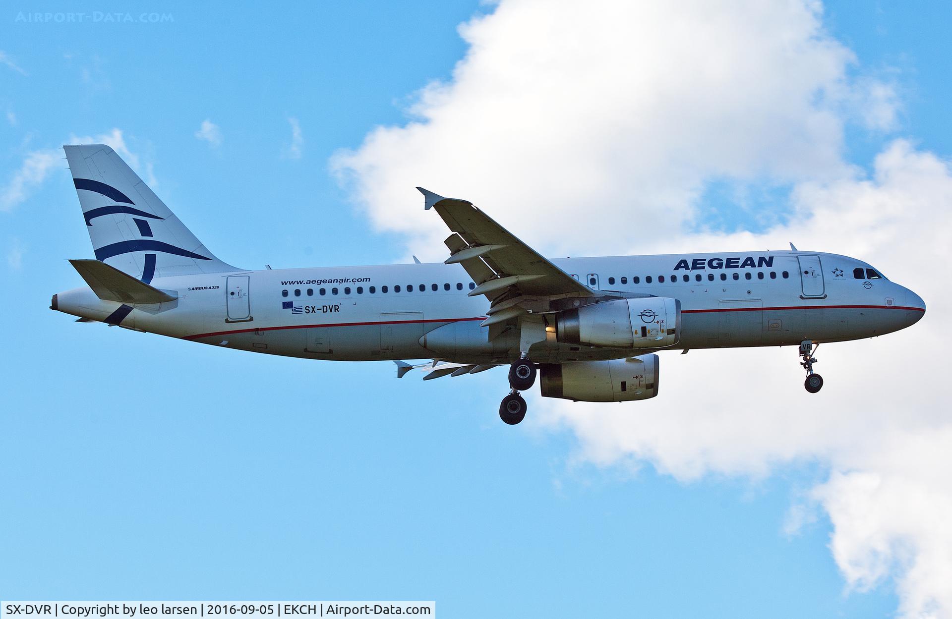 SX-DVR, 2008 Airbus A320-232 C/N 3714, Copenhagen 5.9.16