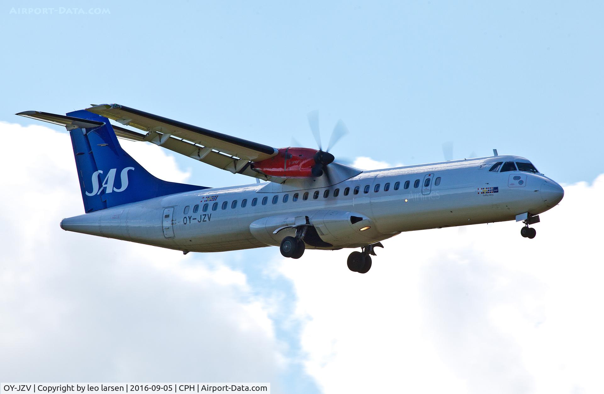 OY-JZV, 2008 ATR 72-212A C/N 789, Copenhagen 5.9.16