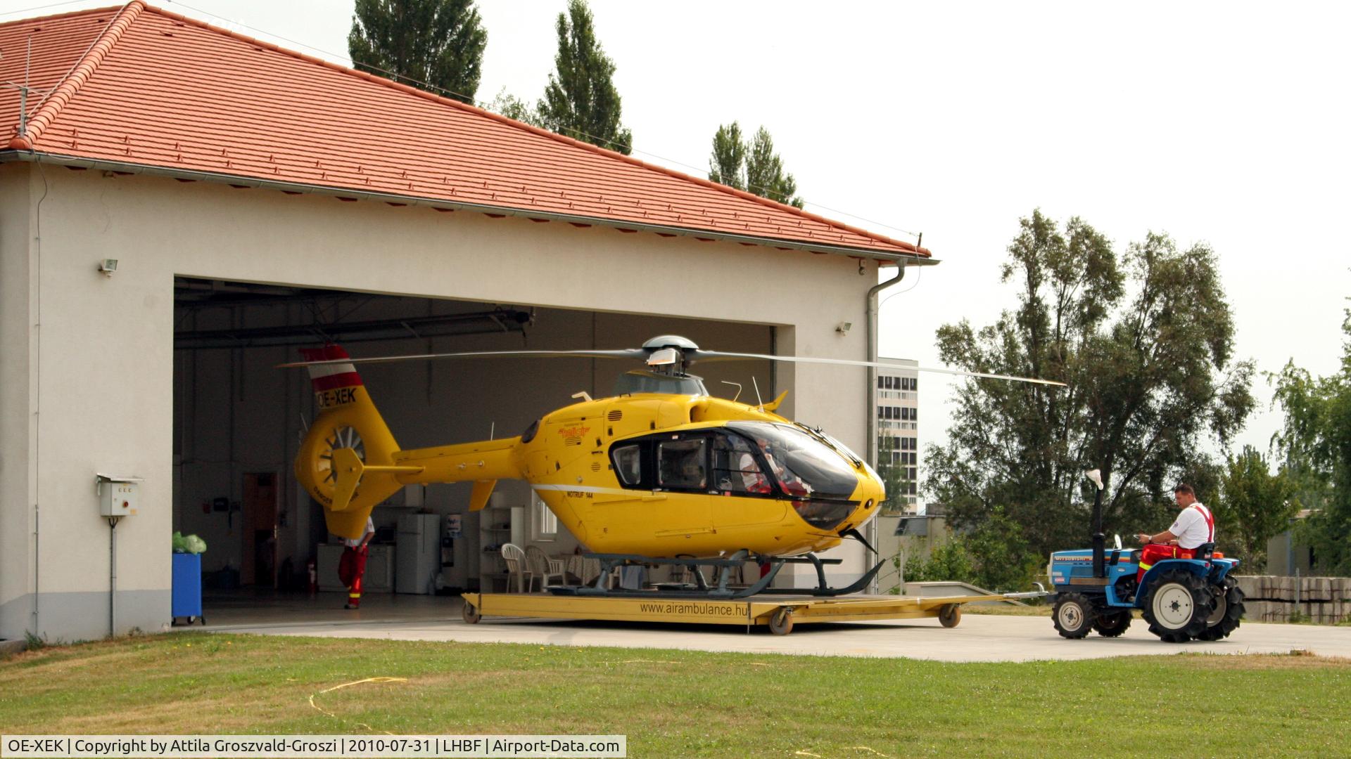 OE-XEK, 2001 Eurocopter EC-135T-2 C/N 0182, Balatonfüred Air Ambulance base of departure for deployment