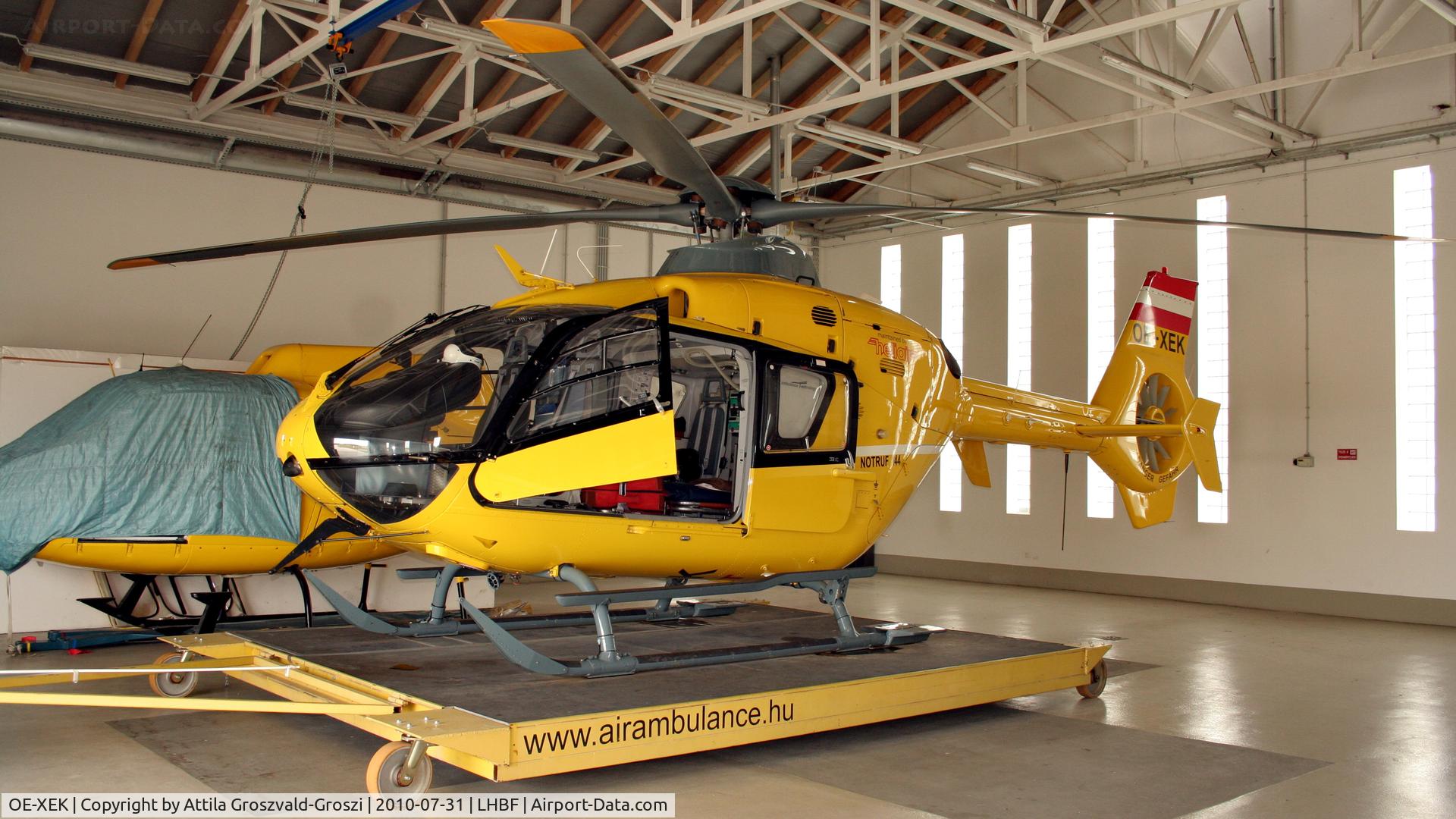 OE-XEK, 2001 Eurocopter EC-135T-2 C/N 0182, Balatonfüred Air Ambulance base of departure for deployment