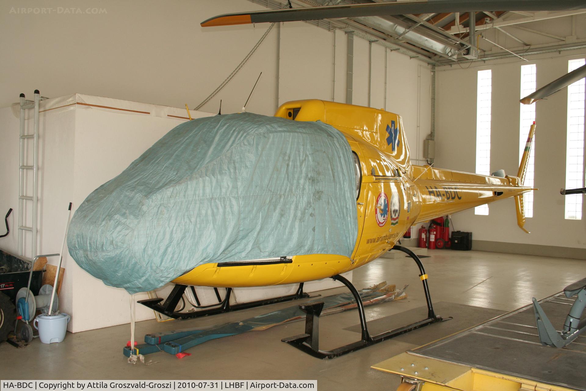 HA-BDC, 1994 Aerospatiale AS-350B Ecureuil C/N 1715, Balatonfüred Air Ambulance base of departure for deployment