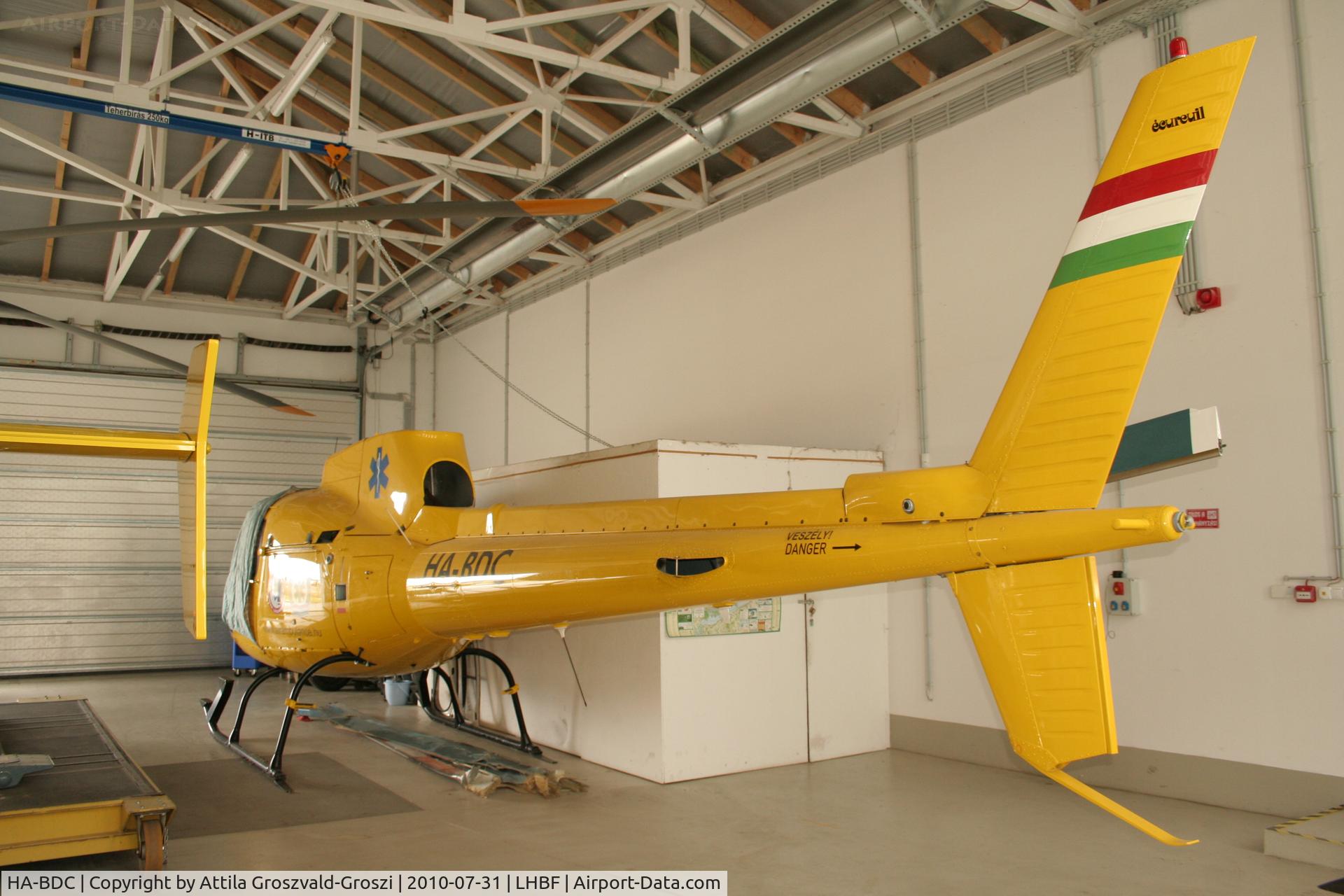 HA-BDC, 1994 Aerospatiale AS-350B Ecureuil C/N 1715, Balatonfüred Air Ambulance base of departure for deployment