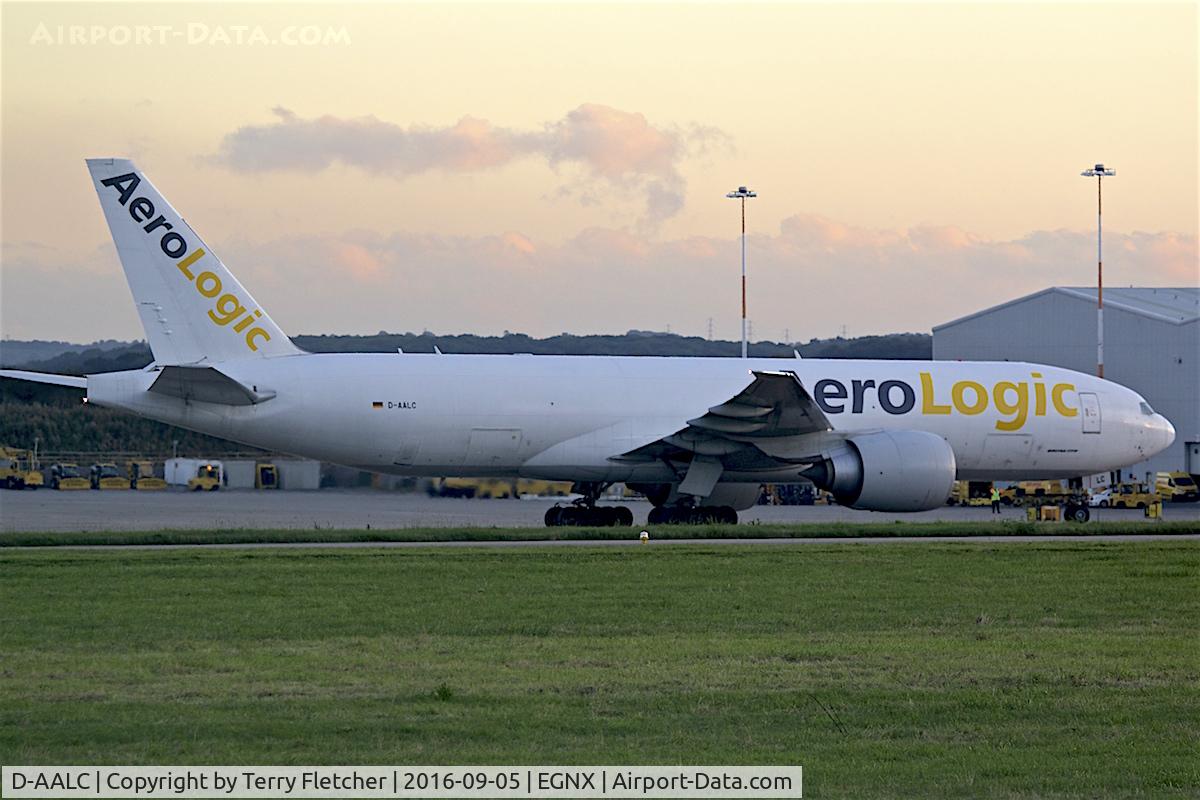 D-AALC, 2009 Boeing 777-FZN C/N 36003, At East Midlands Airport