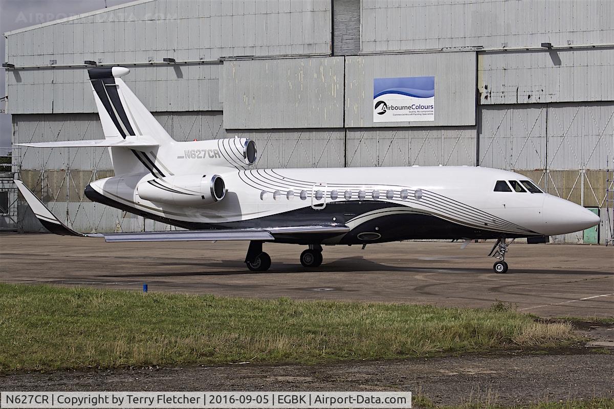 N627CR, 1999 Dassault Falcon 900LX C/N 48, At East Midlands Airport