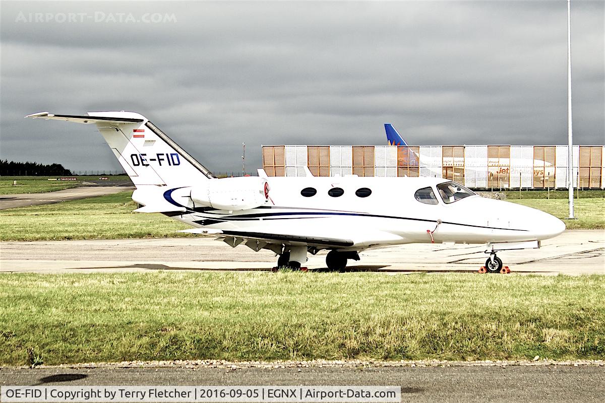 OE-FID, 2007 Cessna 510 Citation Mustang Citation Mustang C/N 510-0040, At East Midlands Airport