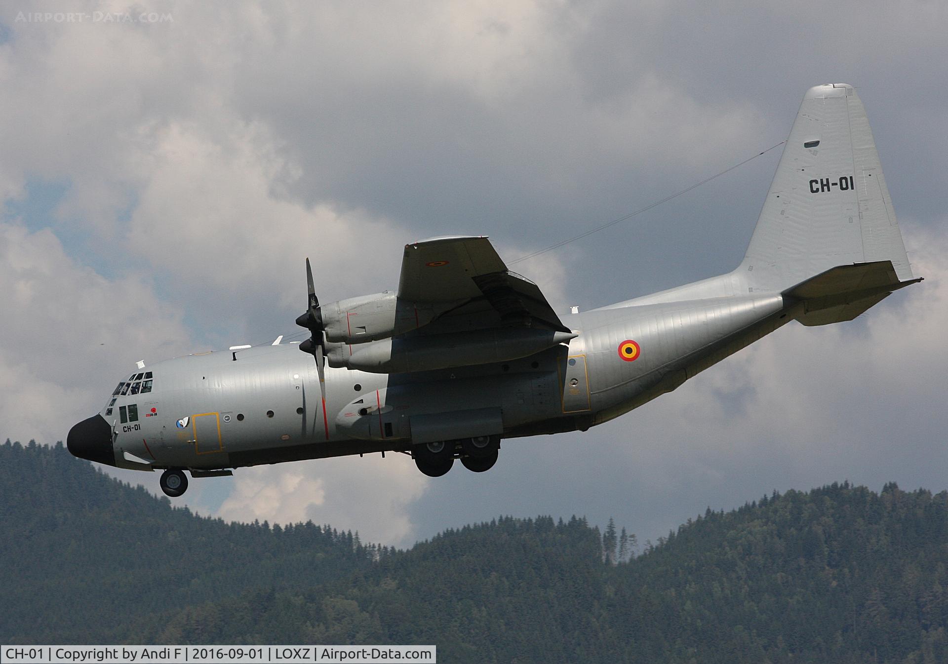 CH-01, 1971 Lockheed C-130H Hercules C/N 382-4455, Belgian Air Force C-130