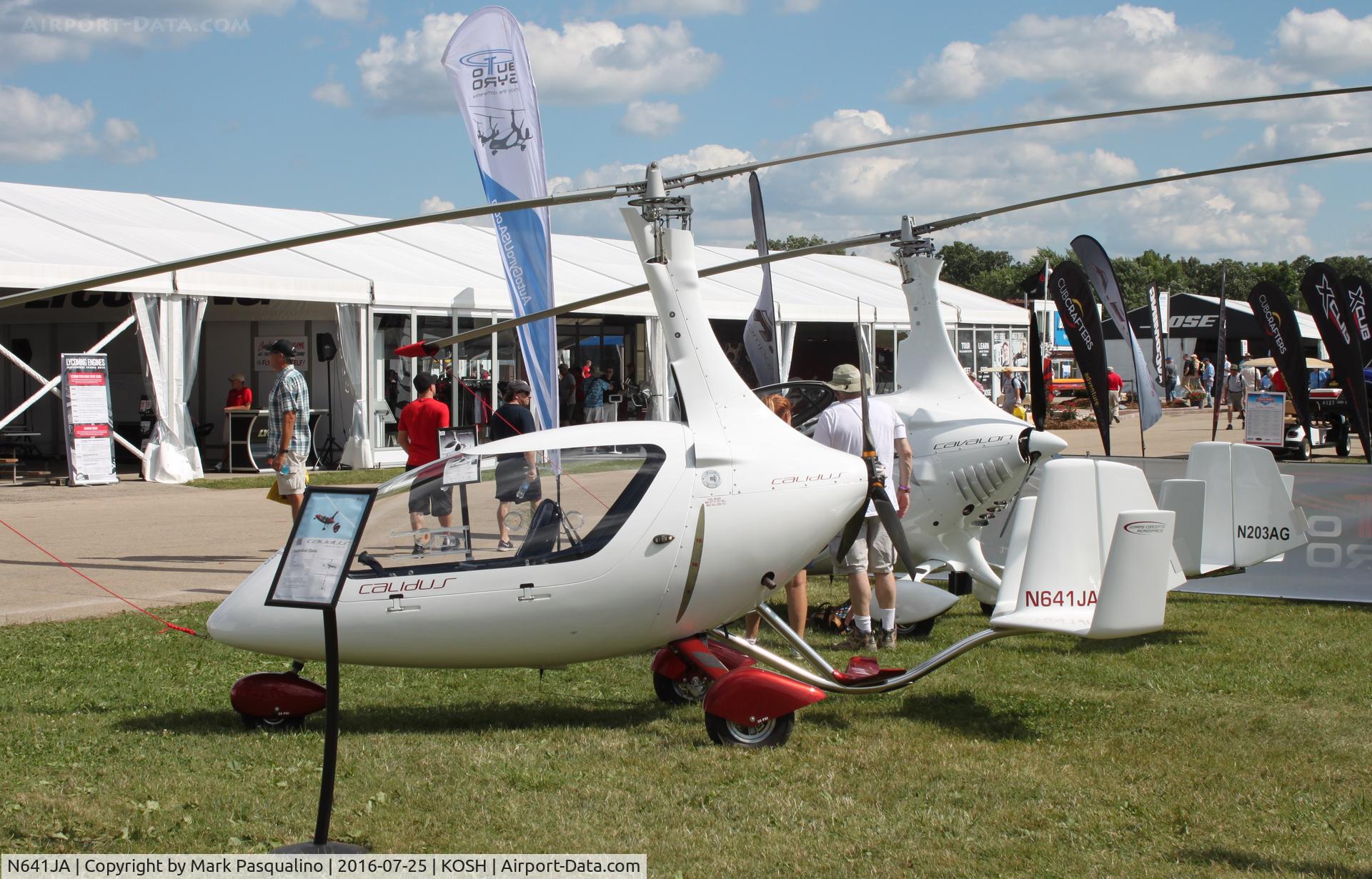 N641JA, 2016 AutoGyro Calidus C/N C00425, Autogyro Calidus