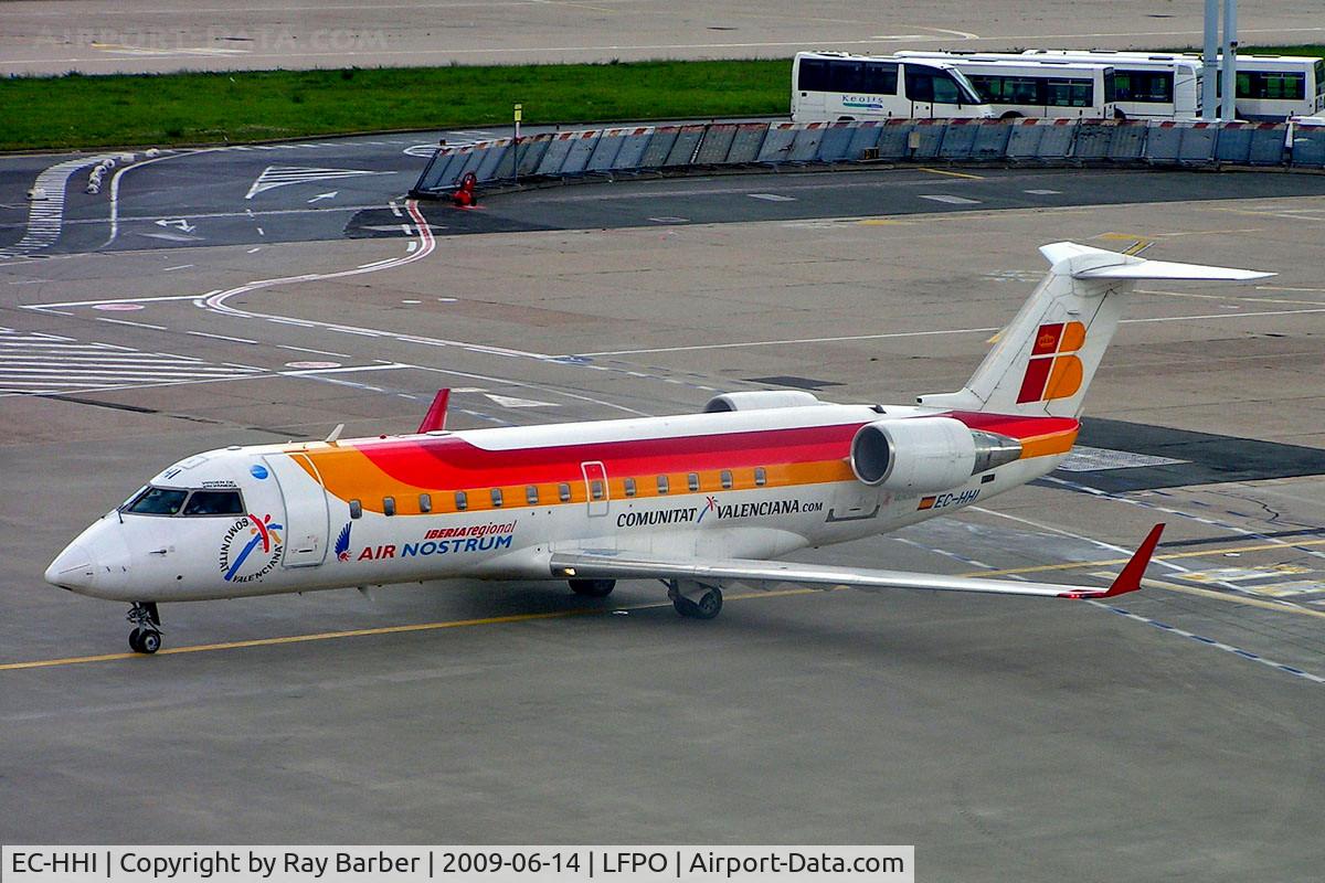 EC-HHI, Canadair CRJ-200ER (CL-600-2B19) C/N 7343, Canadair CRJ-200ER [7343] (Air Nostrum/Iberia Regional) Paris-Orly~F 14/06/2009