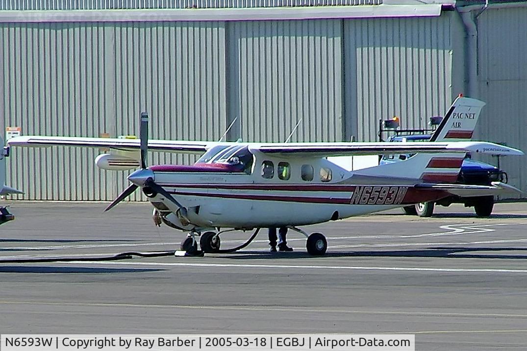 N6593W, 1982 Cessna P210N Pressurised Centurion C/N P21000801, Cessna P.210N Pressurized Centurion [P210-00801] (PAC Net Air) Staverton~G 18/03/2005
