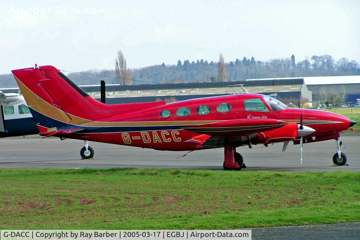 G-DACC, 1971 Cessna 401B C/N 401B-0112, Cessna 401B [401B-0112] (Niglon Ltd) Staverton~G 17/03/2005