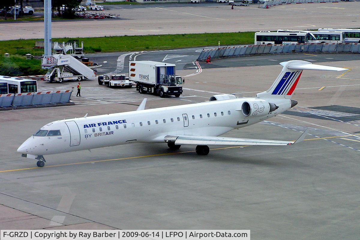 F-GRZD, 2001 Canadair CRJ-702 (CL-600-2C10) Regional Jet C/N 10016, Canadair CRJ-700 [10016] (Brit Air/Air France) Paris-Orly~F 14/06/2009