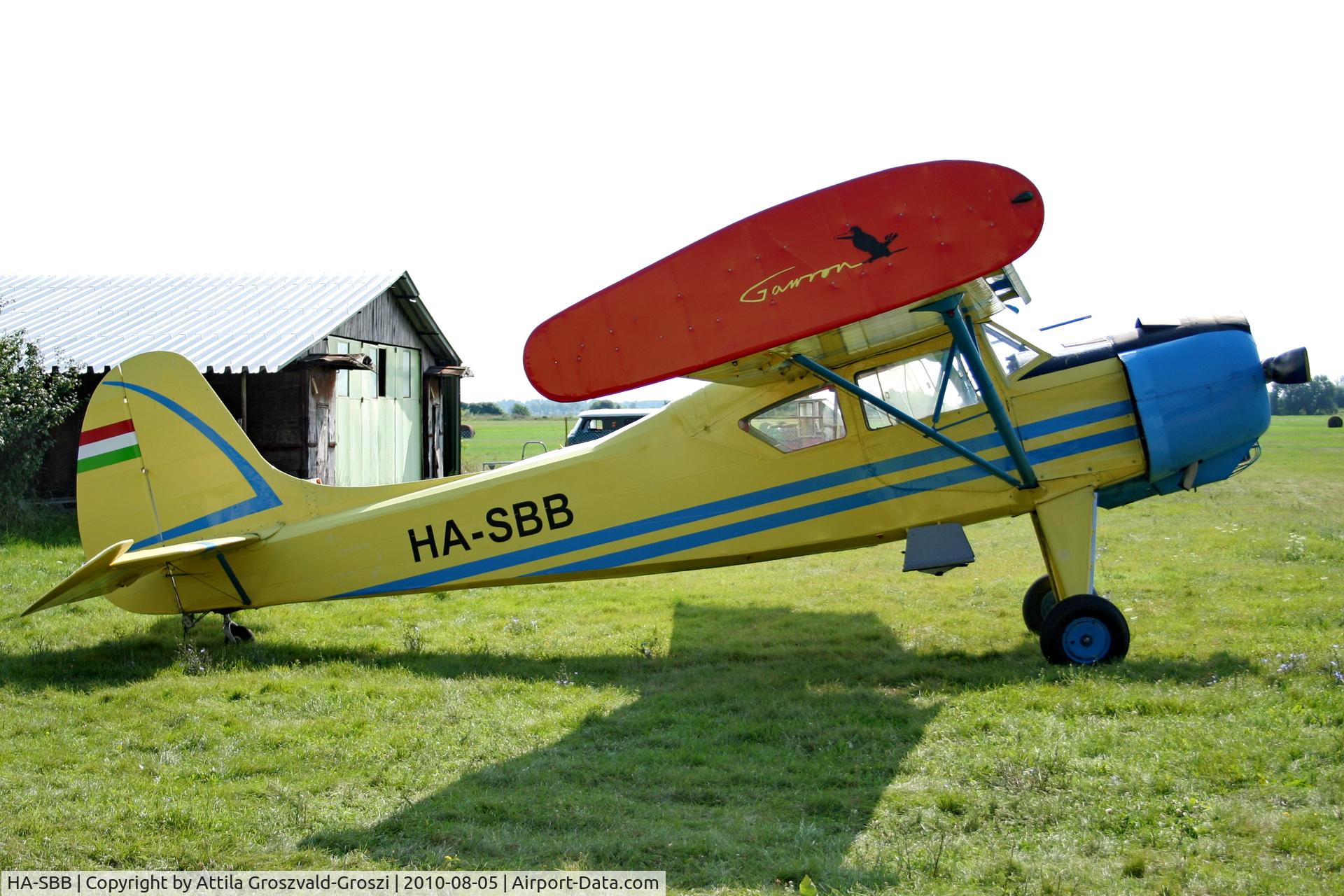 HA-SBB, 1967 PZL-Okecie PZL-101A Gawron C/N 107200, Kenderes Airfield, Hungary