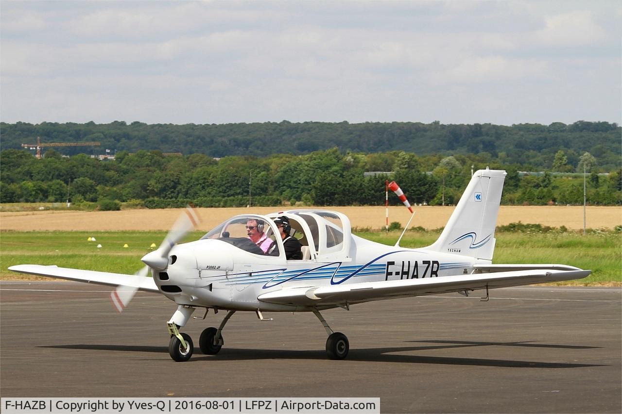 F-HAZB, 2009 Tecnam P-2002JF Sierra C/N 96, Tecnam P2002 JF Sierra, Taxiing to parking area, Saint-Cyr-l'École Airfield (LFPZ-XZB)