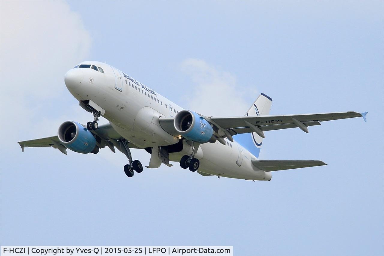 F-HCZI, 2010 Airbus A319-112 C/N 4268, Airbus A319-112, Take off rwy 24, Paris-Orly airport (LFPO-ORY)