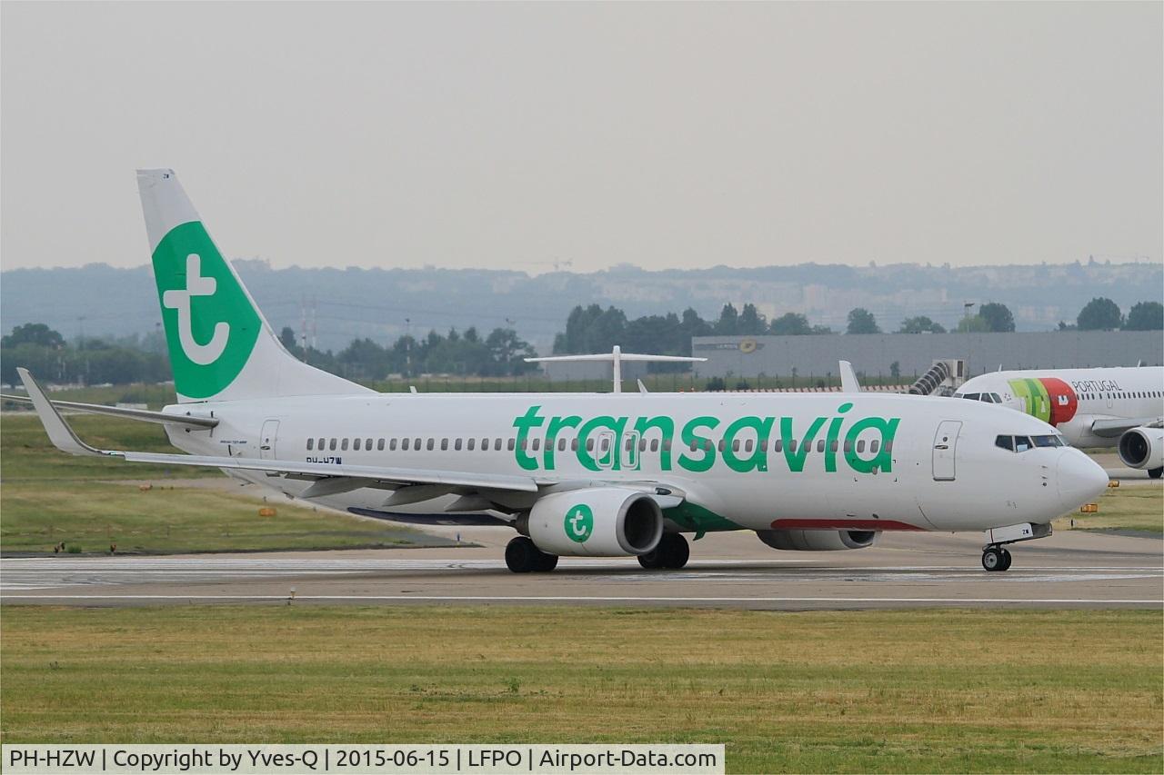 PH-HZW, 2002 Boeing 737-8K2 C/N 29345, Boeing 737-8K2, Ready to take off rwy 08, Paris-Orly airport (LFPO-ORY)