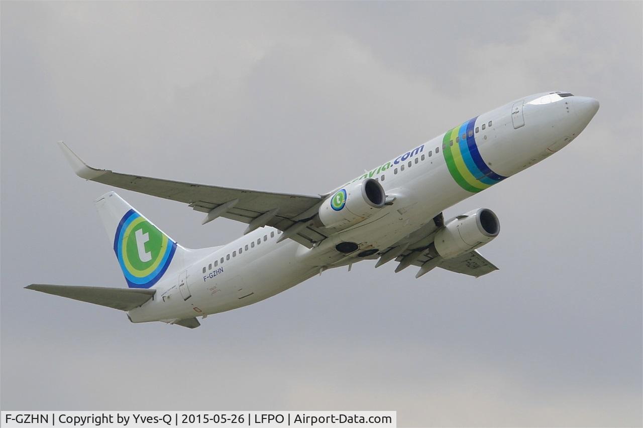 F-GZHN, 1999 Boeing 737-85H C/N 29445, Boeing 737-85H, Take off Rwy 08, Paris-Orly Airport (LFPO-ORY)