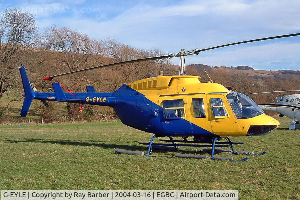 G-EYLE, 1979 Bell 206L-1 LongRanger II C/N 45232, G-EYLE   Bell 206L-1 LongRanger [45232] (Eyles Construction Ltd) Cheltenham Racecourse~G 16/03/2004