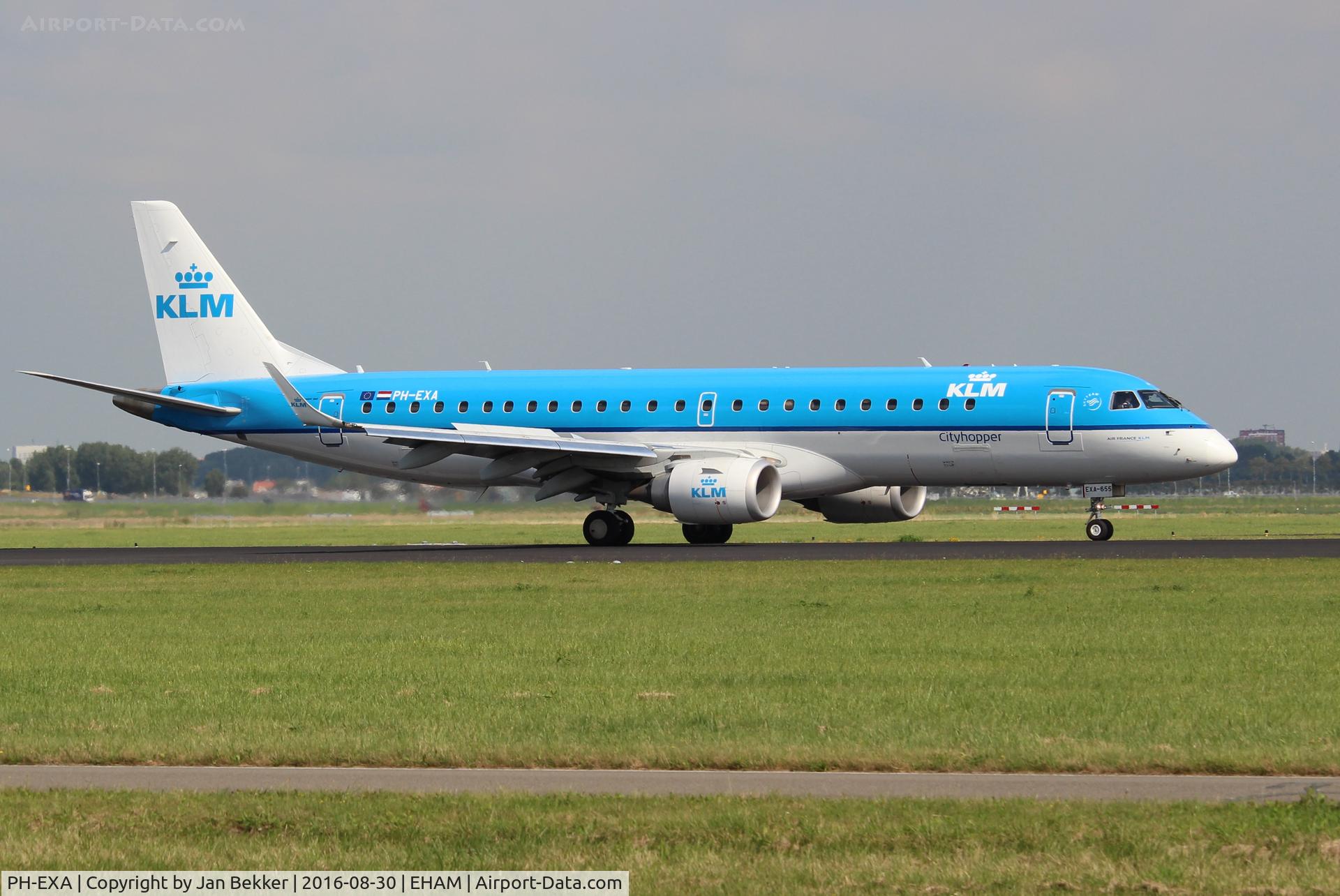 PH-EXA, 2013 Embraer 190LR (ERJ-190-100LR) C/N 19000655, Schiphol Amsterdam Polderbaan