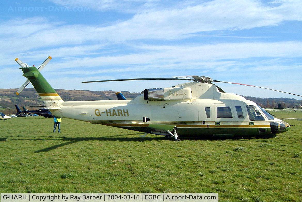 G-HARH, 1991 Sikorsky S-76B C/N 760391, Sikorsky S-76B [760391] (Air Harrods) Cheltenham Racecourse~G 16/03/2004