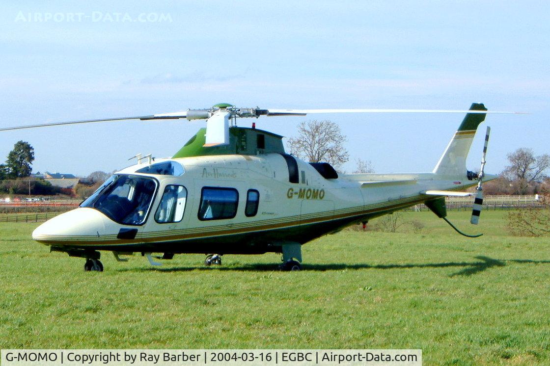 G-MOMO, 2002 Agusta A-109E Power C/N 11154, Agusta A-109E Power Elite [11154] (Air Harrods) Cheltenham Racecourse~G 16/03/2004