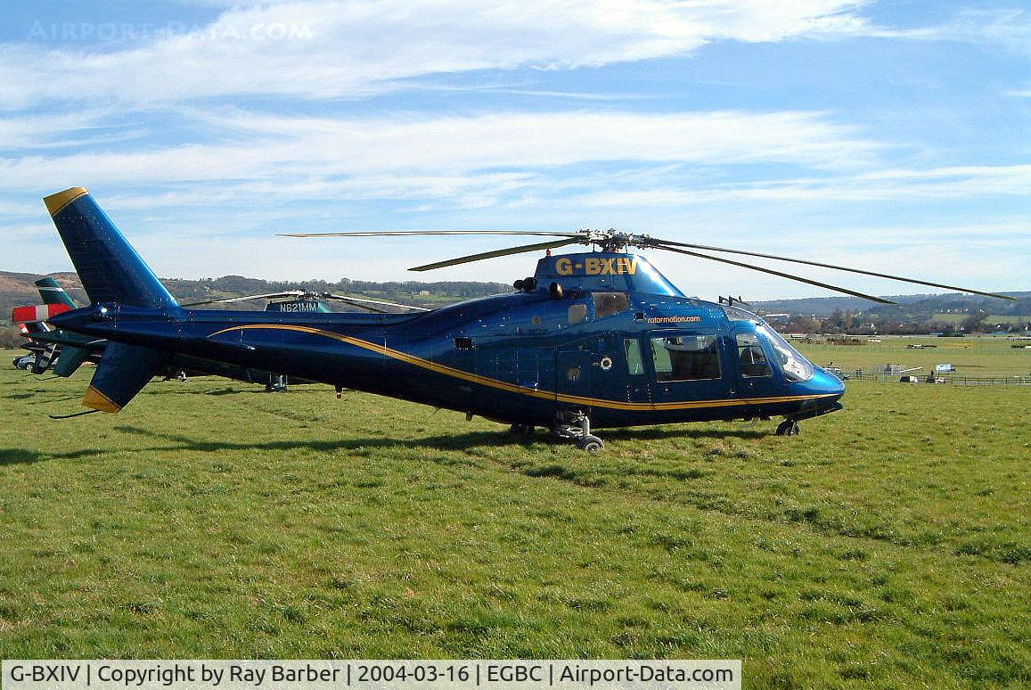 G-BXIV, 1978 Agusta A-109A C/N 7135, Agusta A-109A [7135] (Hele-Tele Ltd) Cheltenham Racecourse~G 16/03/2004