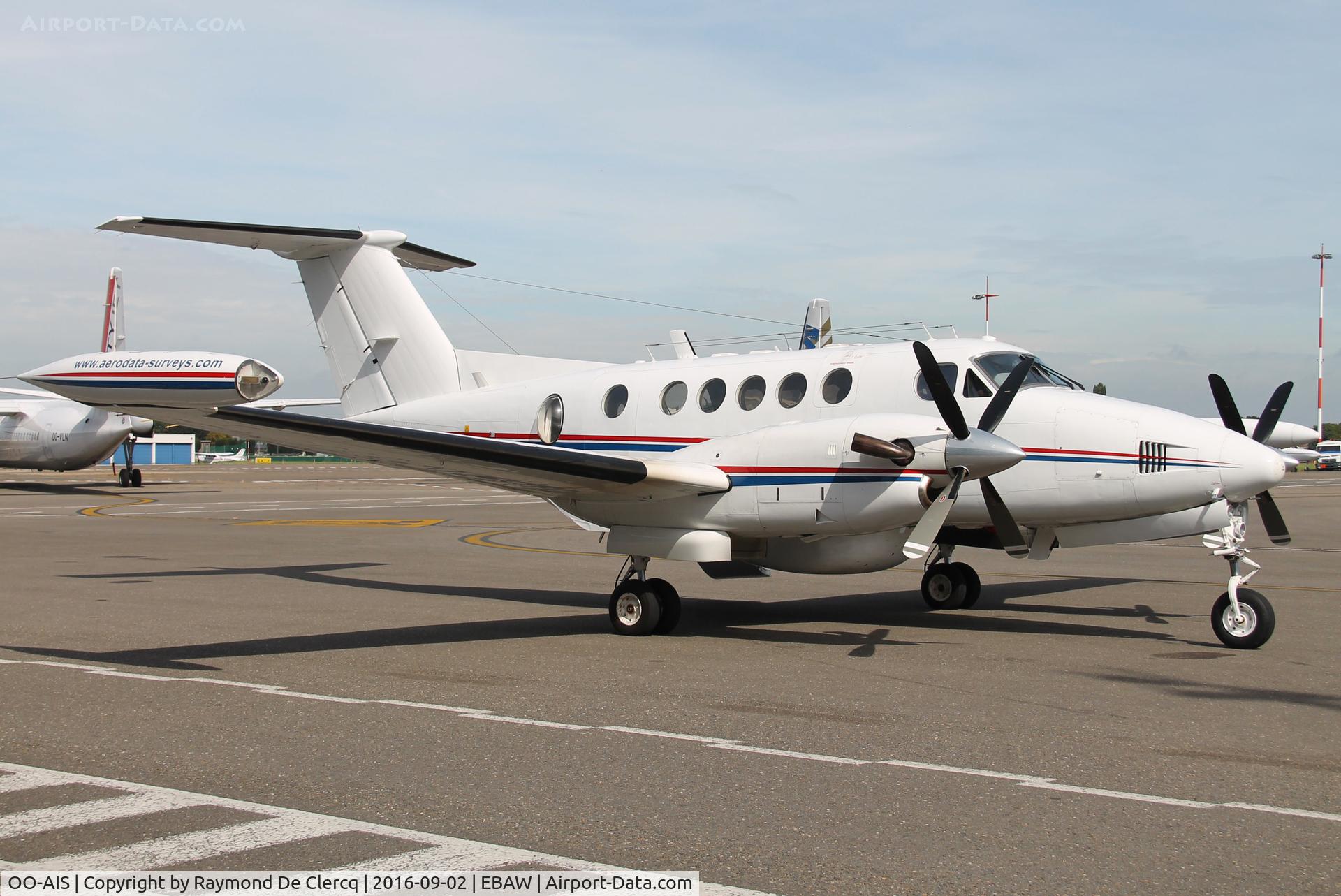 OO-AIS, 1980 Beech 200T Super King Air C/N BT-11, Aerodata-Surveys at Antwerp Airport.