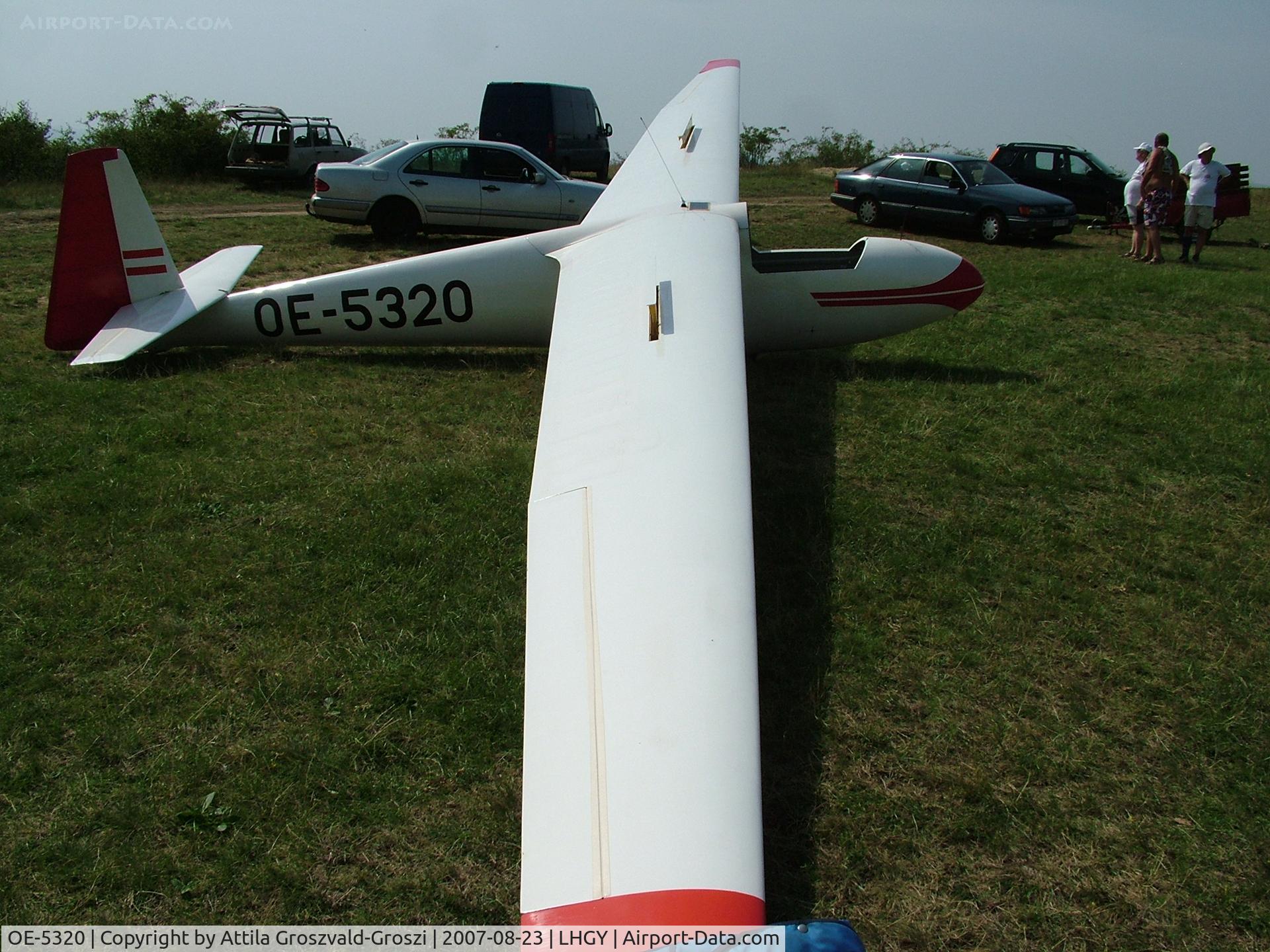 OE-5320, Schleicher Ka 6A-C C/N 827, Gyöngyös-Pipishegy Airfield, Hungary