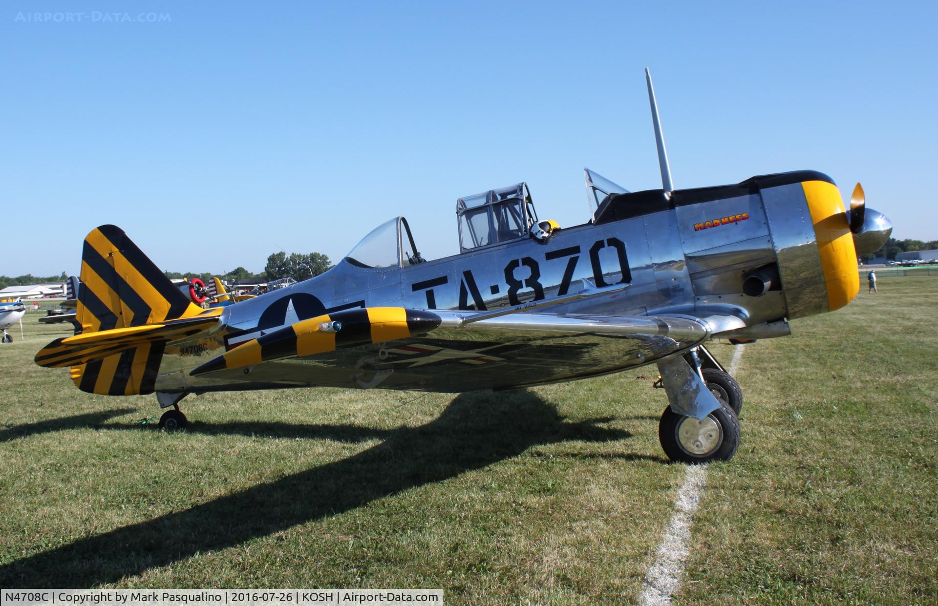 N4708C, 1941 North American AT-6F Texan C/N F48-1870, North American AT-6F