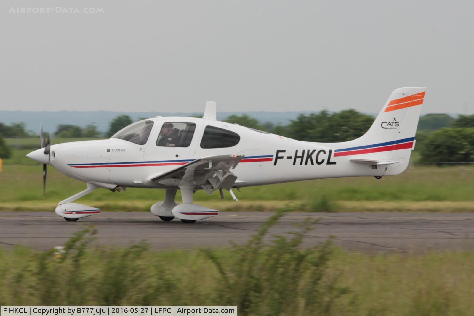 F-HKCL, 2012 Cirrus SR22 C/N 3877, at Creil