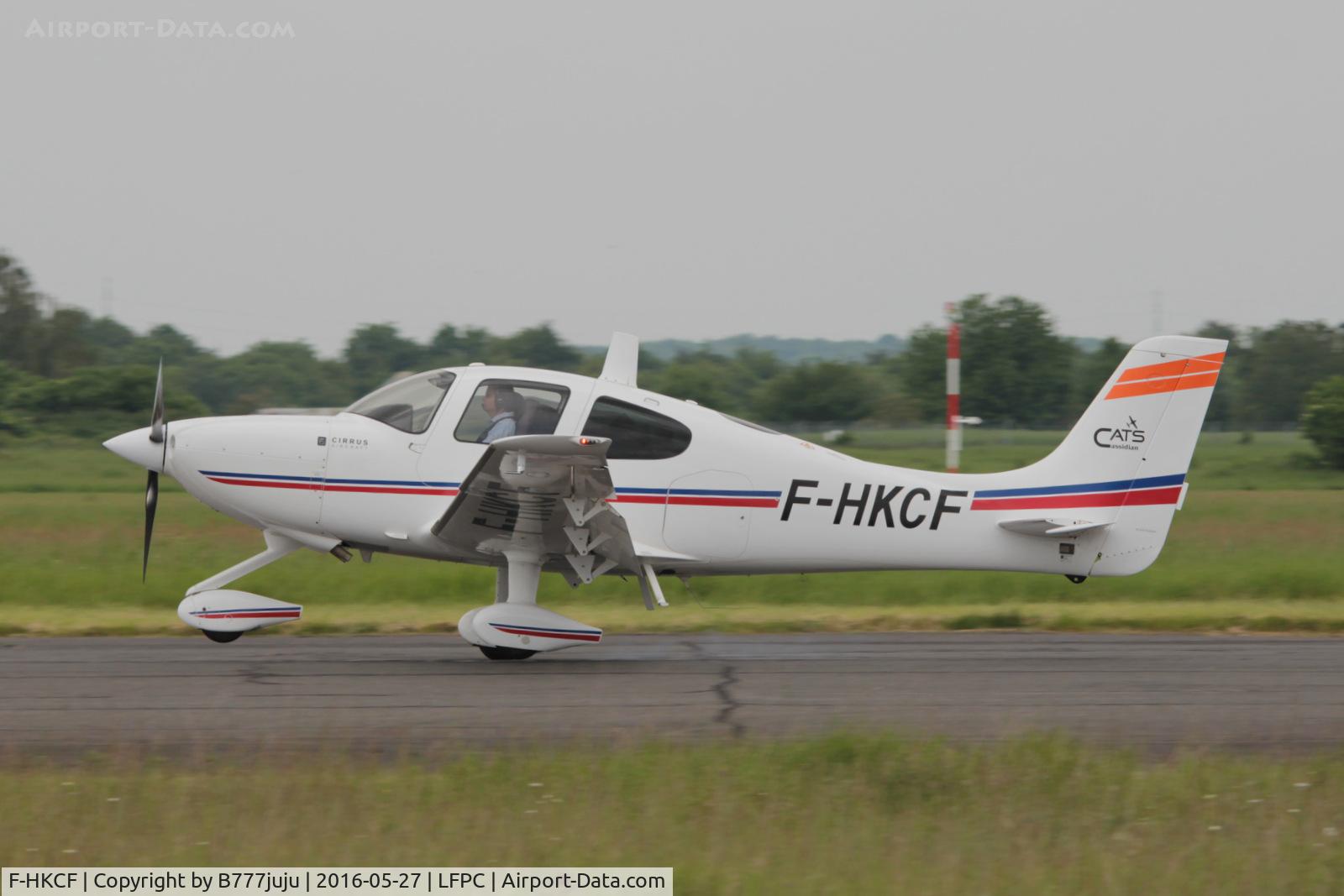 F-HKCF, 2012 Cirrus SR22 C/N 3874, at Creil