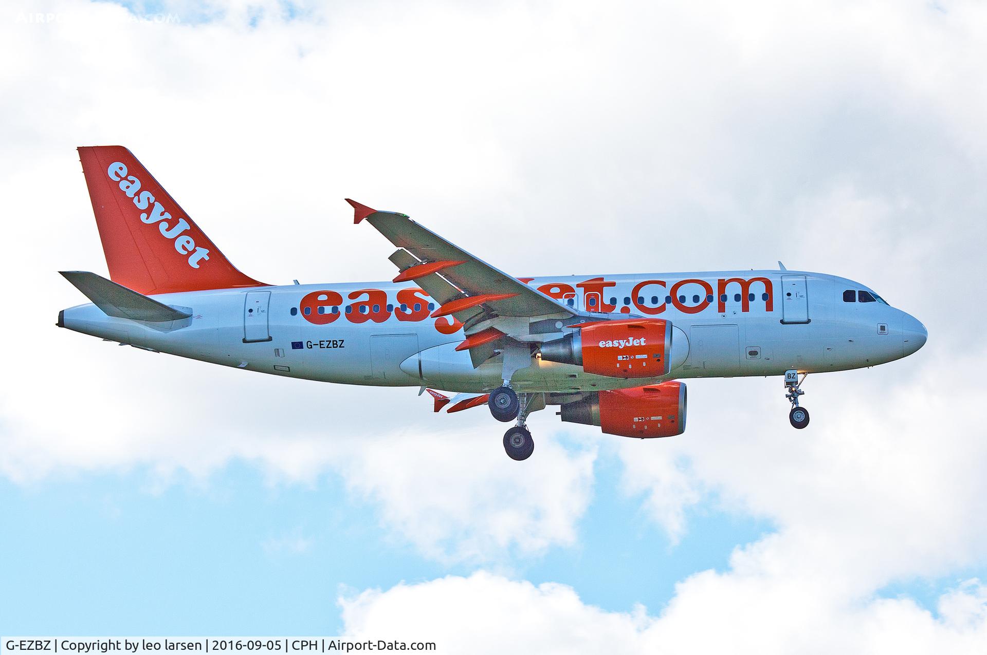 G-EZBZ, 2007 Airbus A319-111 C/N 3184, Copenhagen 5.9.16
